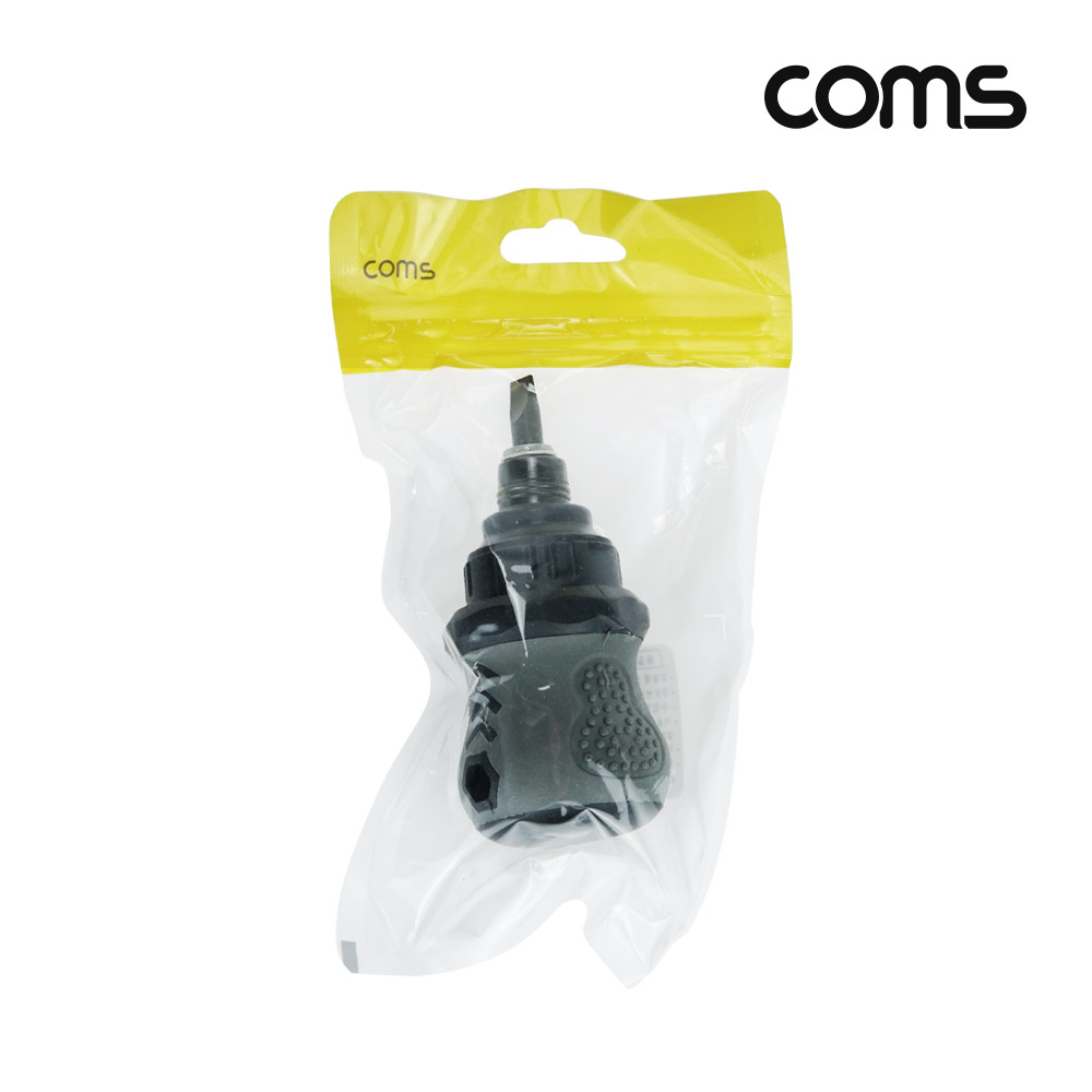 Coms 주먹 드라이버 양날 2in1+ - (플러스 마이너스, 십자 일자) short 스크류 길이조절