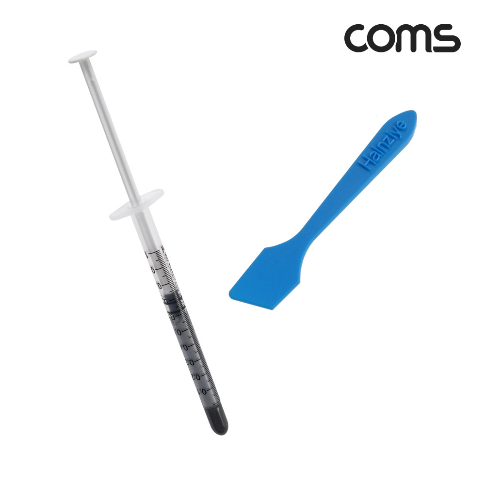 Coms 쿨러 구리스 1g Gray 주사기형 써멀 CPU GPU 컴파운드