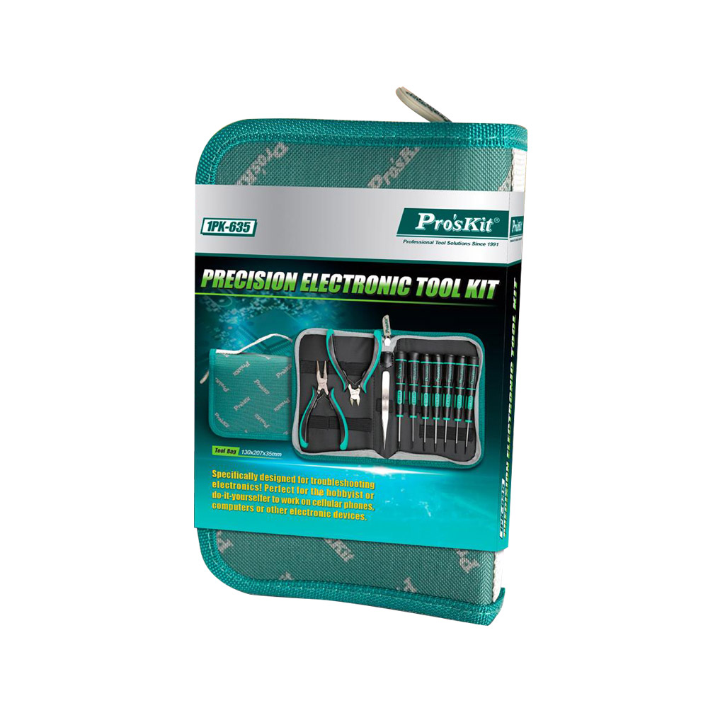 PROKIT (1PK-635), 정밀 전기 작업 공구, 드라이버/커터/플라이어/트위저