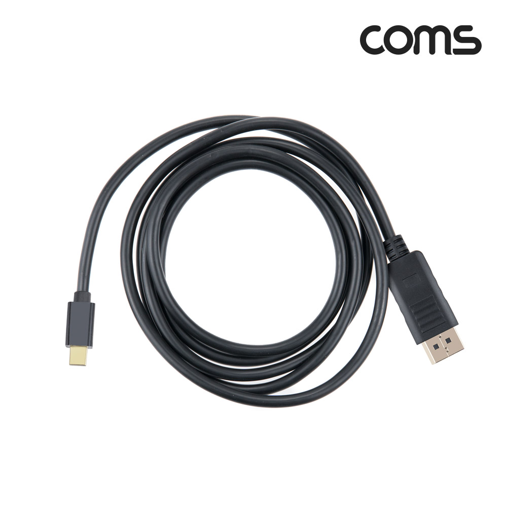 Coms 디스플레이 포트(Mini DP 변환) 케이블 1.8M 미니 DispayPort V1.4