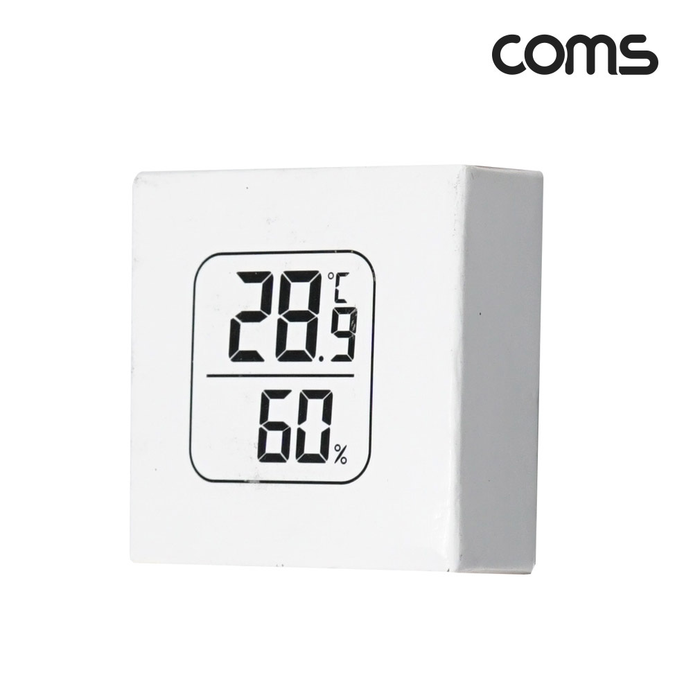 Coms 디지털 온습도계, -10 ~ +70도, 실내, 냉장고, 미니