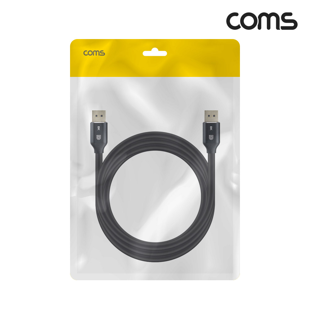 Coms 8K 디스플레이포트 케이블 2M DP 1.4V 8K@60Hz 4K@120Hz UHD DisplayPort M to M
