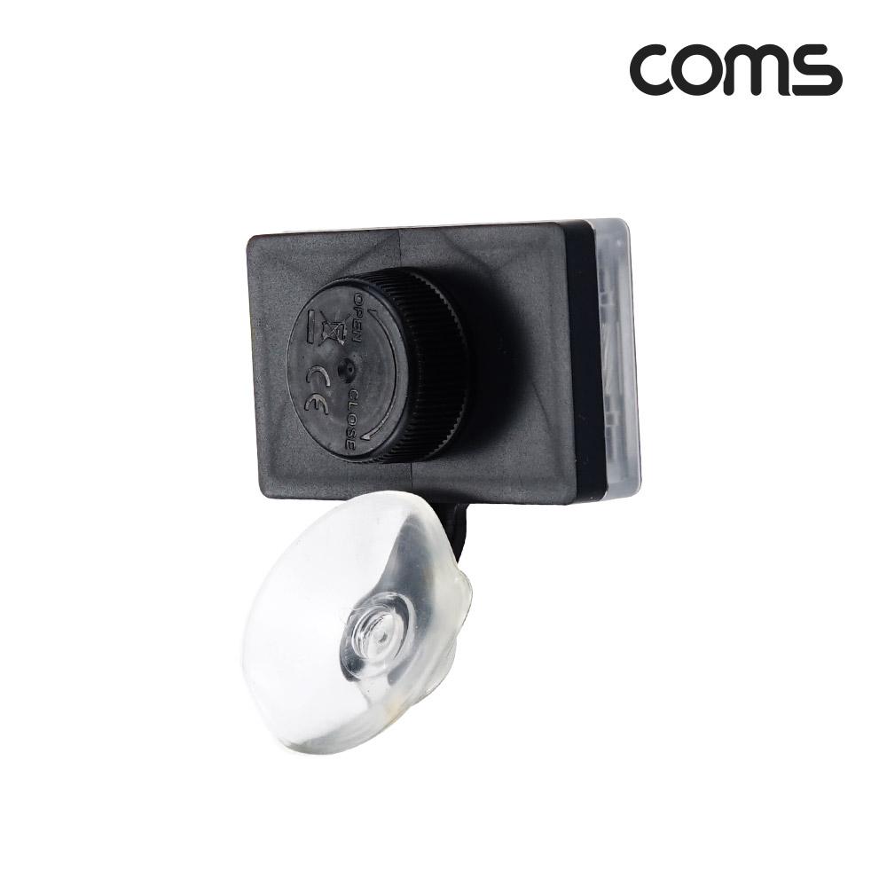 Coms 아쿠아리움 디지털 온도계, 수족관, 수조, 물탱크, 0도~37도, 알람, 방수