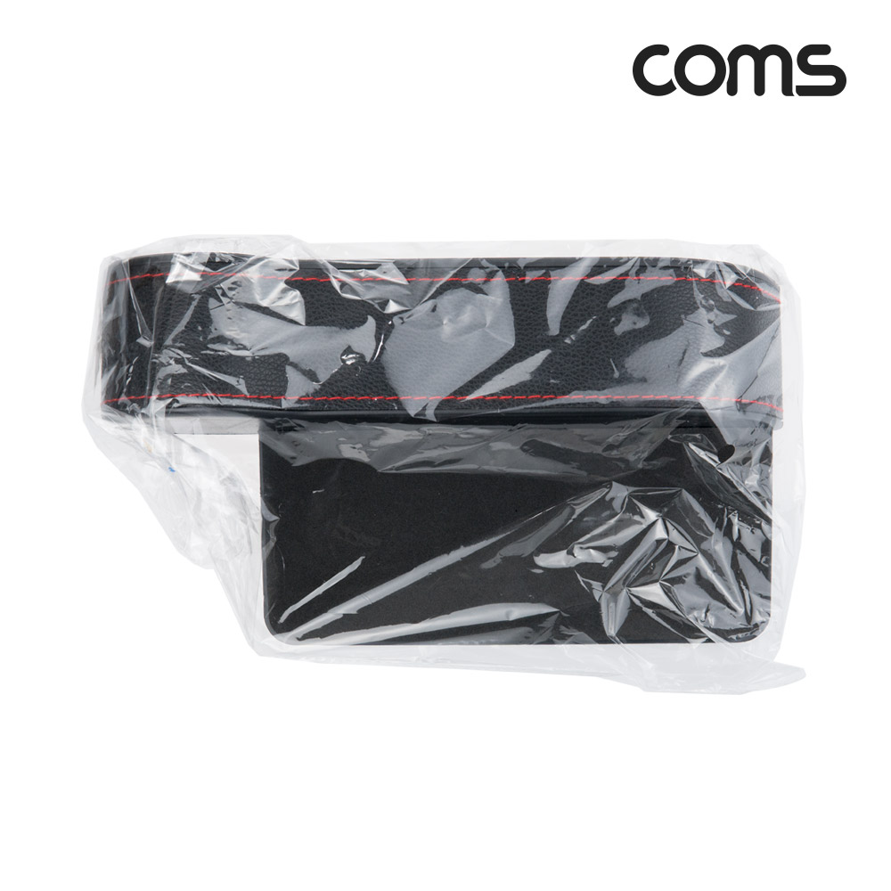 Coms 차량용 멀티 수납 사이드 포켓, 자동차 좌석 틈새 정리, 수납함, 보관홀더, 컵홀더