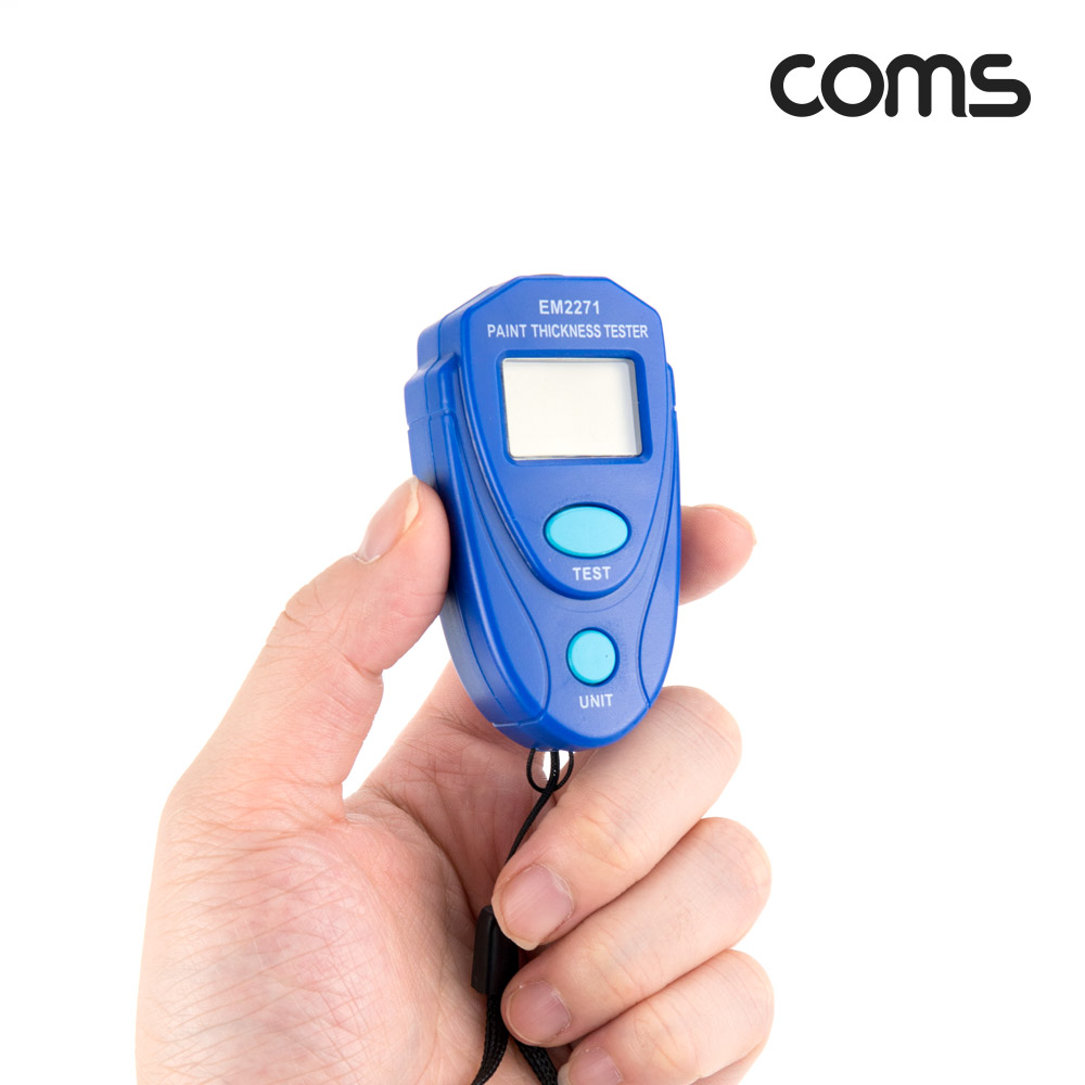 Coms 휴대용 도막 측정기, 소형 미니 다용도 차량 코팅 페인트 두께측정