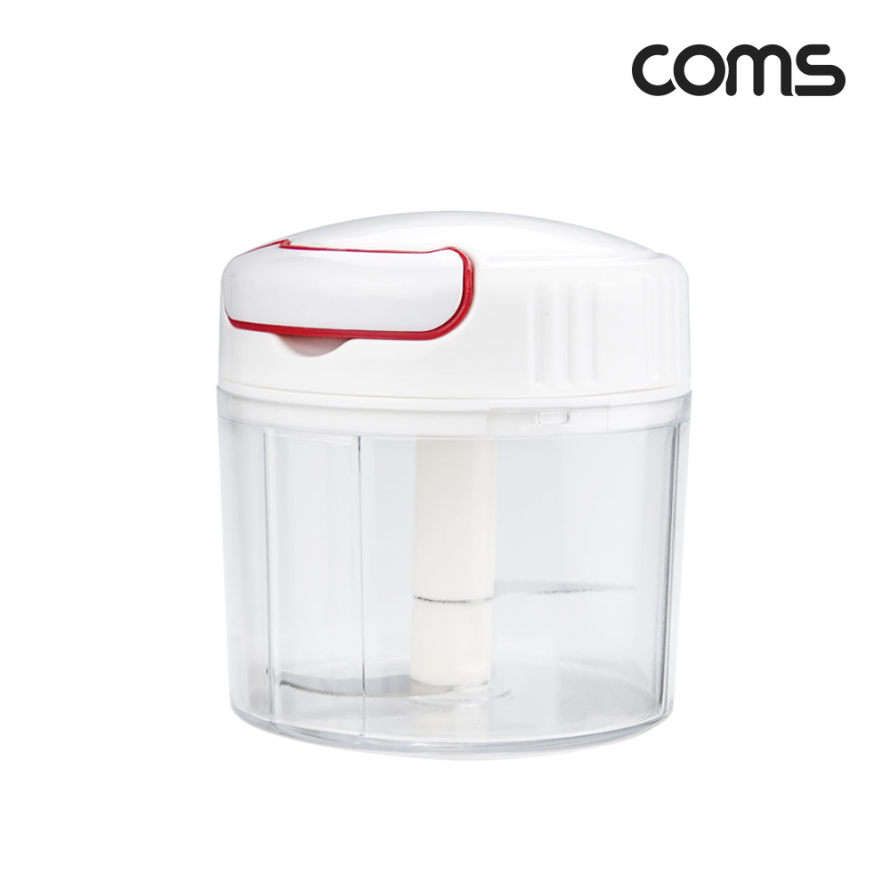 Coms 수동 야채 다지기, 다용도 만능, 야외활동 캠핑 휴대 가능, 이유식 다지기, 핸들 회전