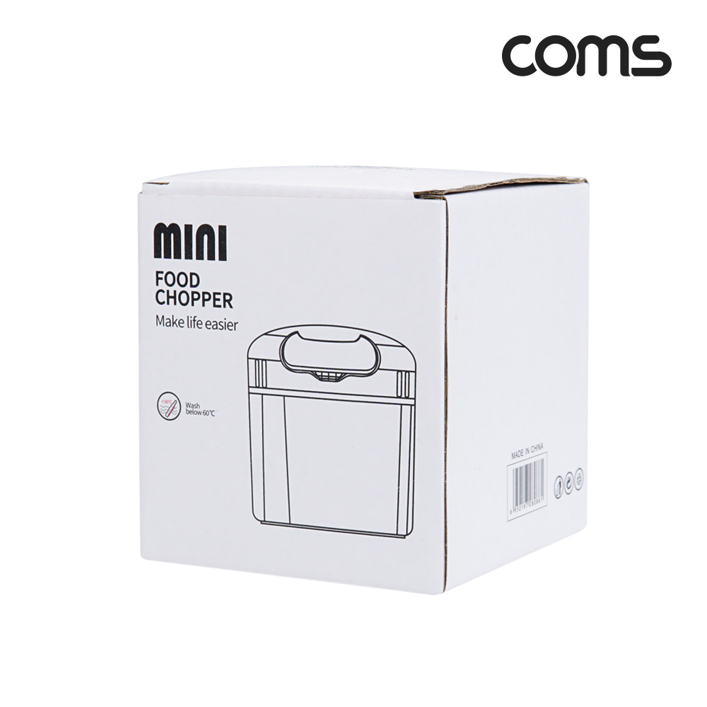 Coms 수동 야채 다지기, 다용도 만능, 야외활동 캠핑 휴대 가능, 이유식 다지기, 핸들 회전