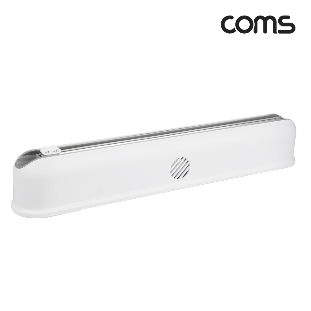 Coms 주방용 랩 커팅기, 랩커터기, 30cm 주방랩 사용, 랩 보관 케이스, 슬라이딩, 부착식, 랩포함
