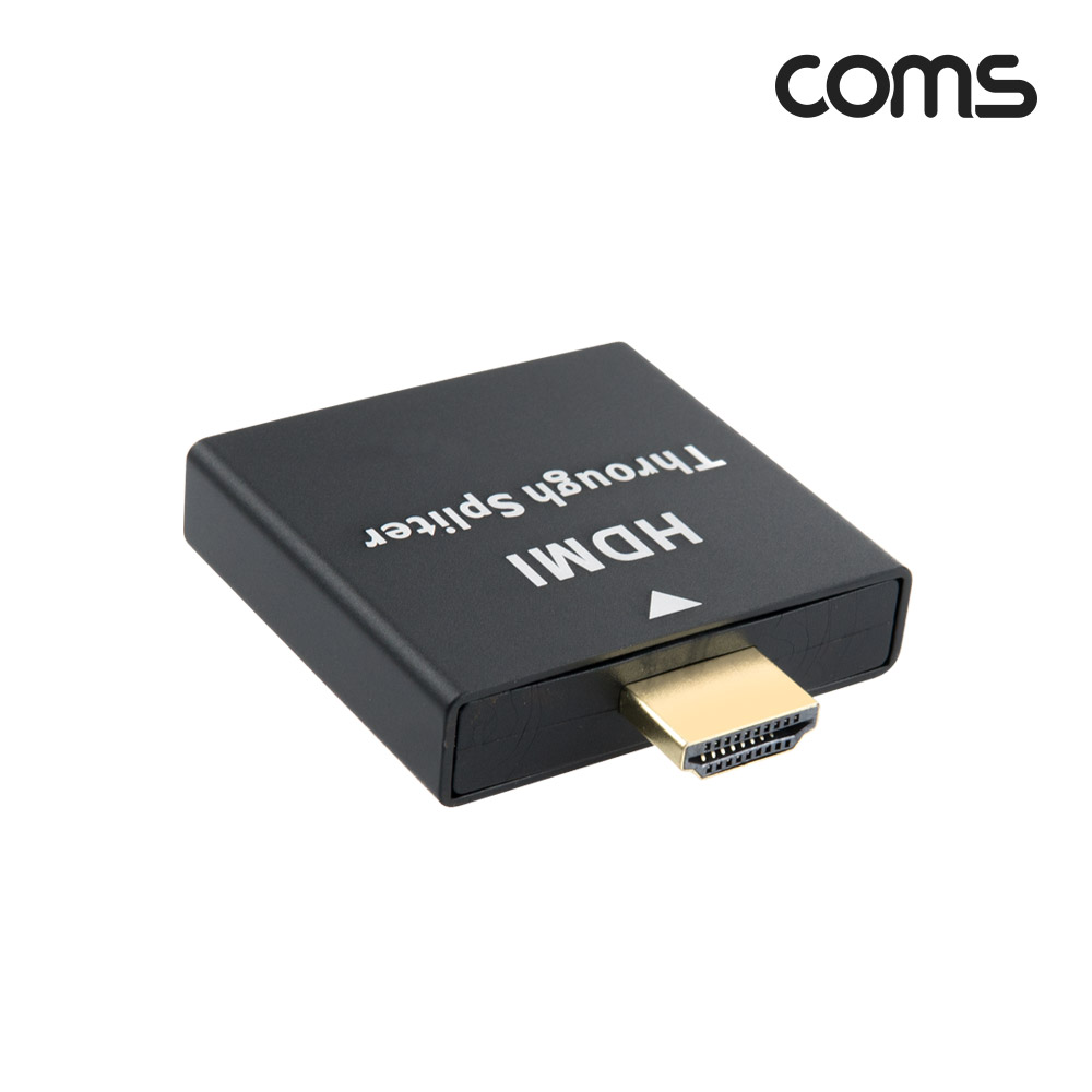 Coms HDMI 무전원 분배기(1:2) 근거리 전용, 일체형, HDMI(M)/HDMI(F)x2