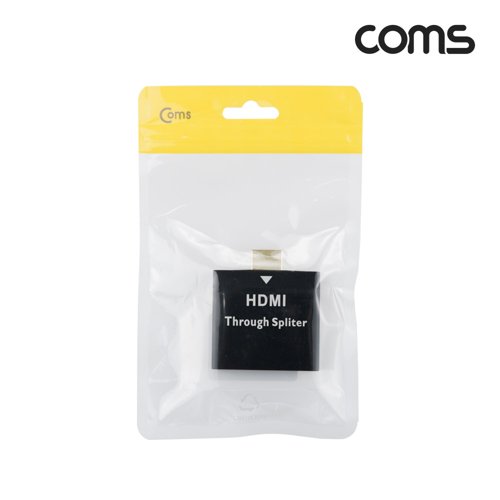 Coms HDMI 무전원 분배기(1:2) 근거리 전용, 일체형, HDMI(M)/HDMI(F)x2