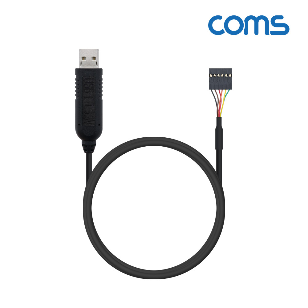 Coms USB to TTL(6P Housing) 3.3V 케이블 1.8M