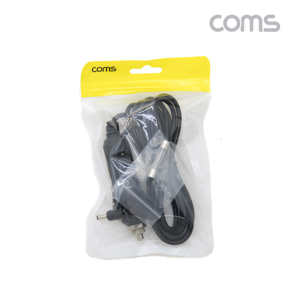 Coms 차량용 DC 12V 시가 전원 케이블(2A) 2M, 시가잭(시거잭), 충전, DC 외경 3.5