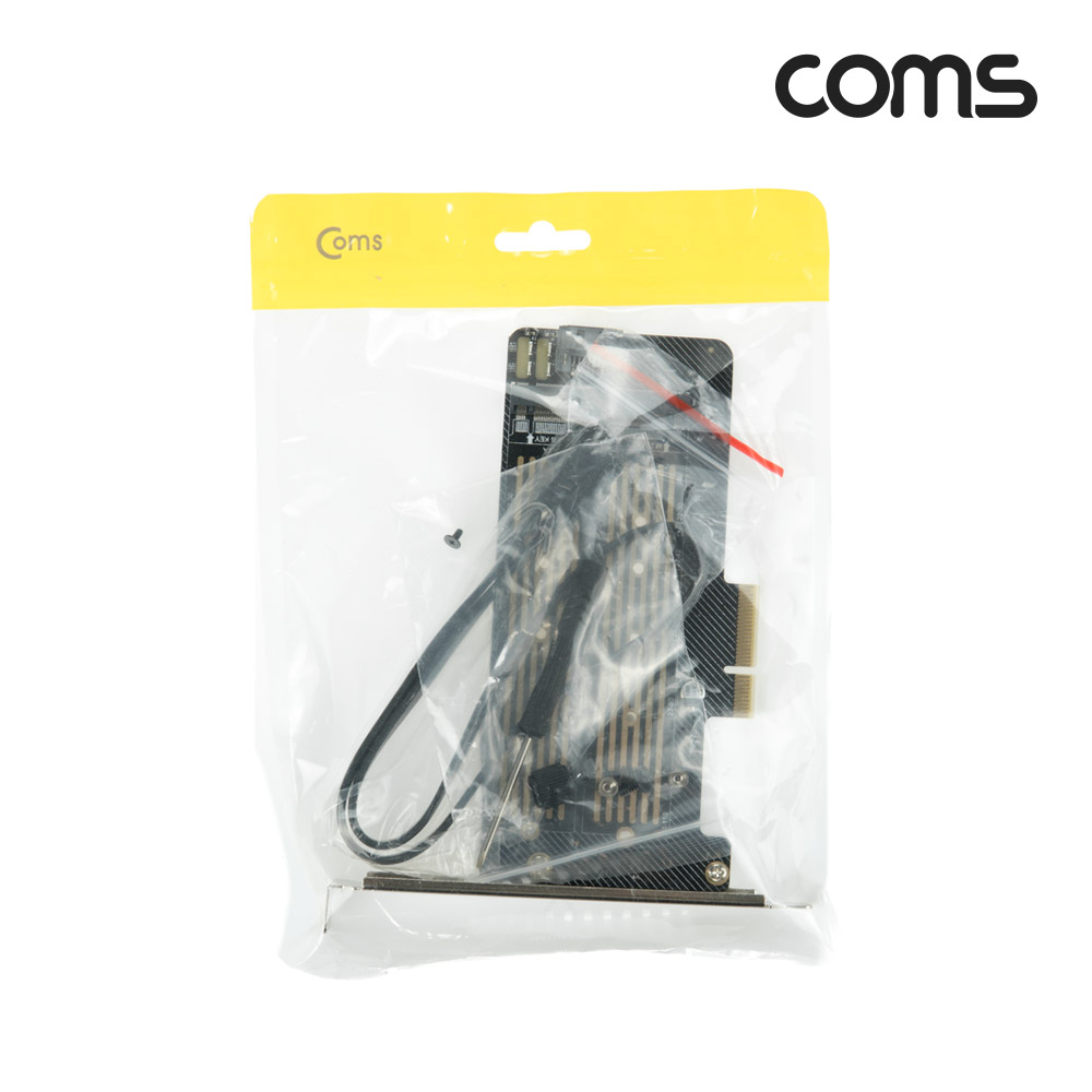 Coms SATA 컨버터(NGFF NVME SSD to PCI-E) KEY B&M / SATA 변환 카드(M.2+SATA) / PCI Express