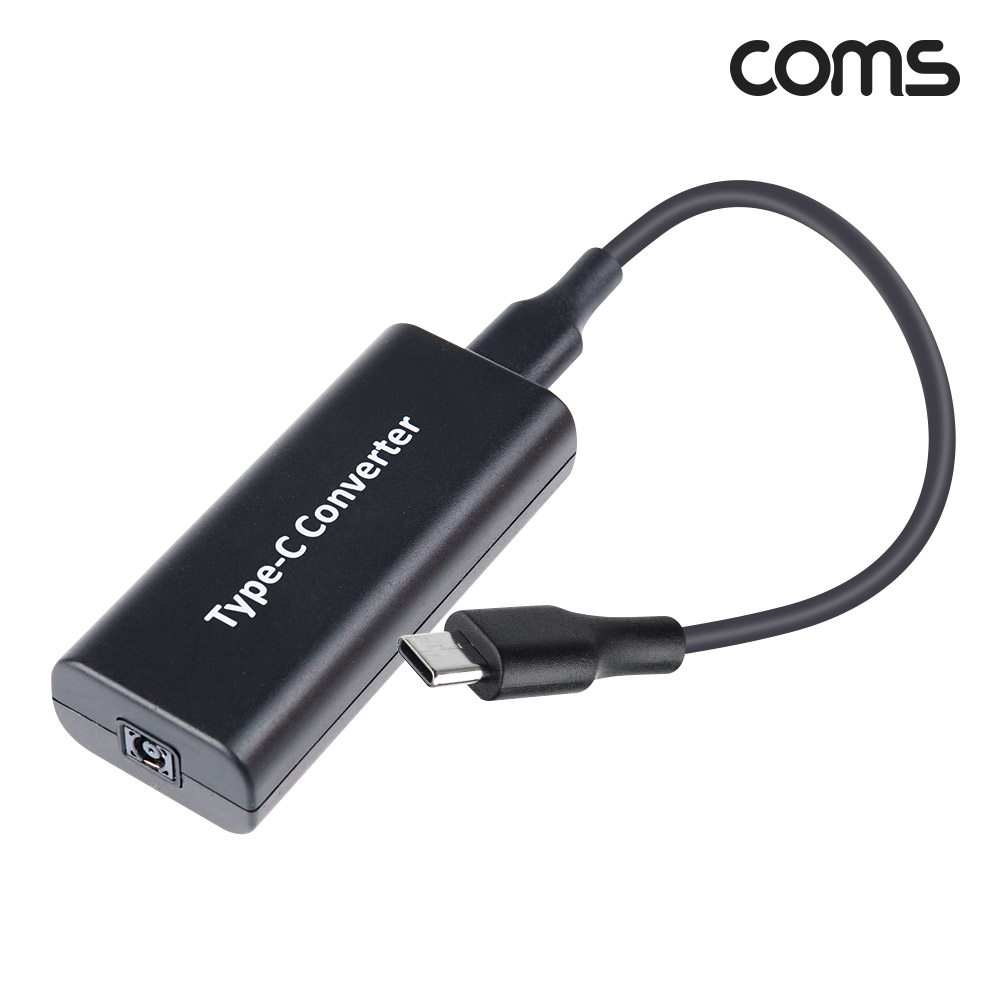 Coms USB 3.1 Type-C PD to 노트북 DC 커넥터 변환 컨버터 최대65W C타입 HP Dell 전용
