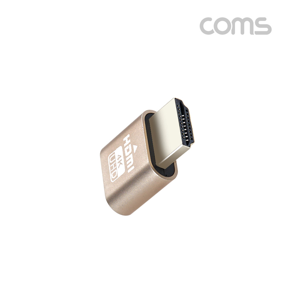 Coms HDMI 모니터 더미 플러그 가상 디스플레이 어댑터 에뮬레이터 채굴, 4K@60Hz, 비트코인 원격제어