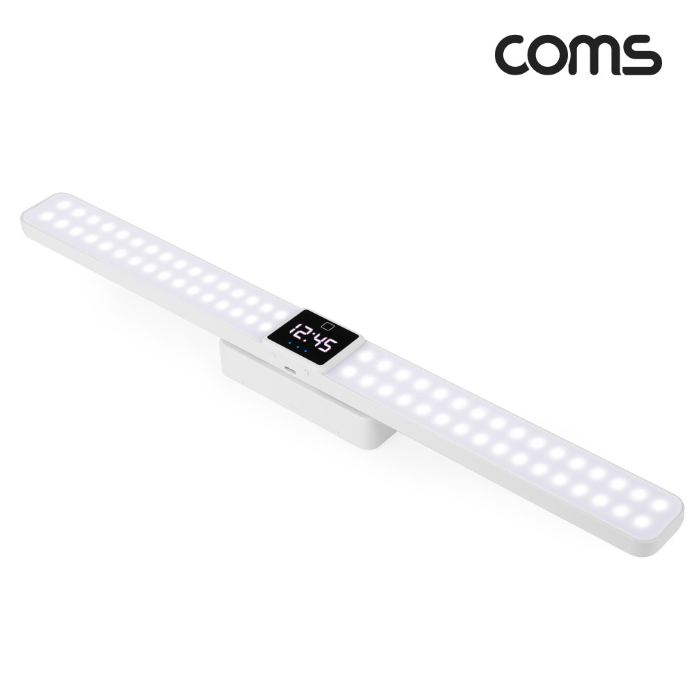 Coms 충전식 시계 LED 조명 (배터리 미포함) / 밝기조절