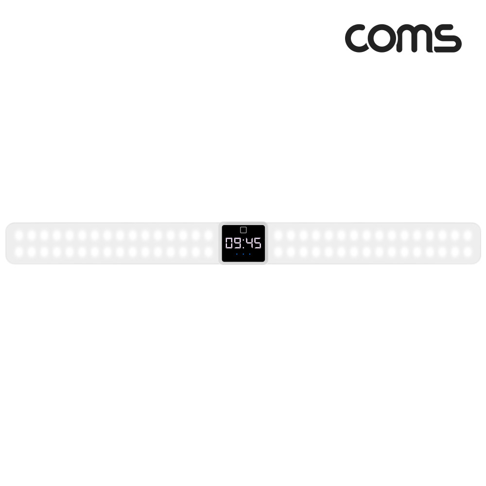 Coms 충전식 시계 LED 조명 (배터리 미포함) / 밝기조절