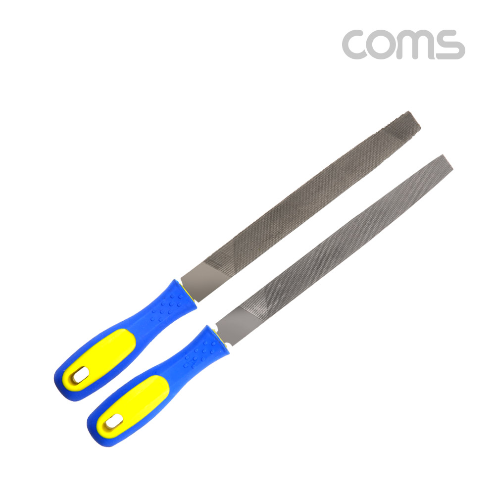 Coms 다듬질용 줄세트, 다듬줄 세트 2pcs, 야스리, 공구줄, 쇠줄, 310mm(K-2047)