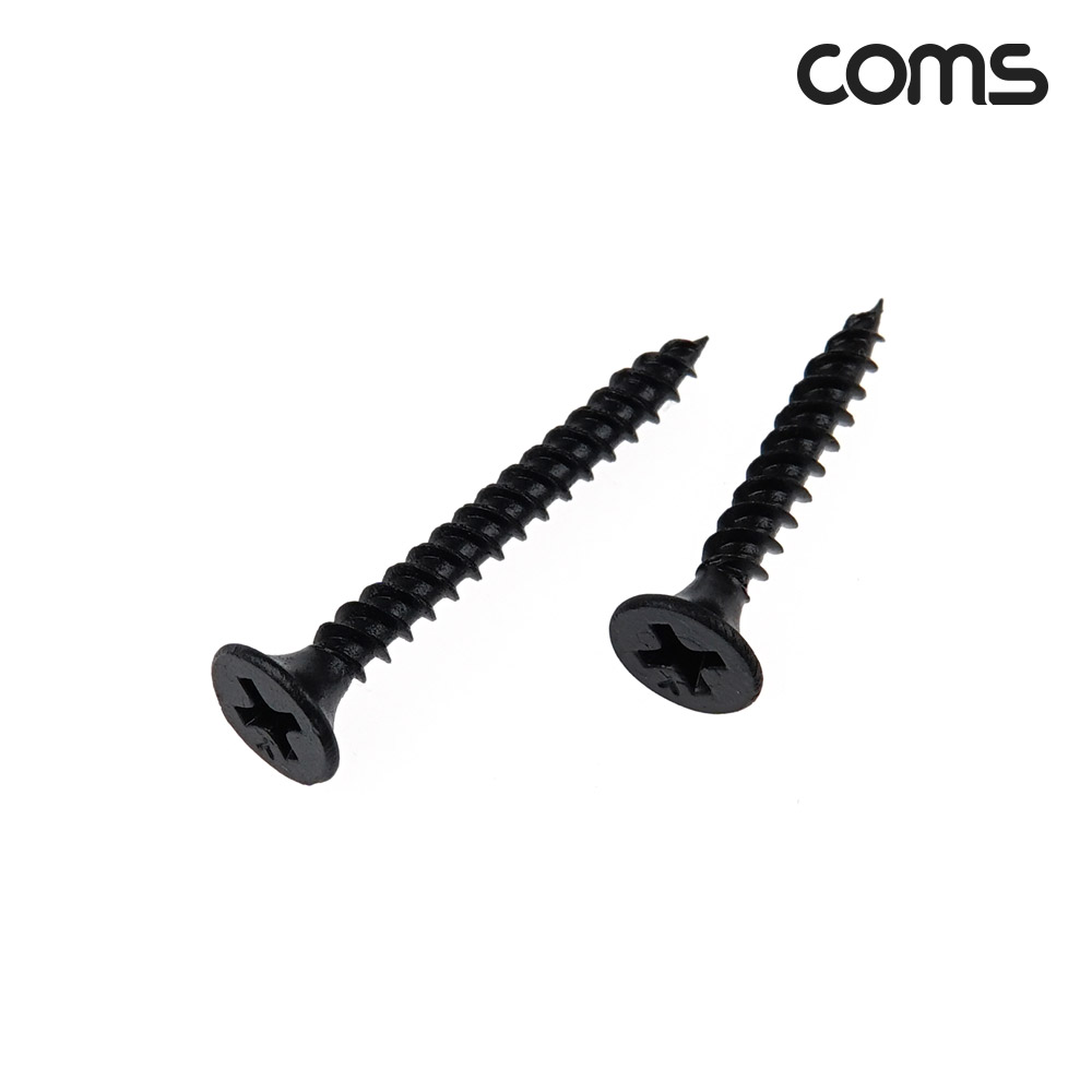 Coms 석고보드 나사못 6x25mm 6x32mm 피스못 목공용 석재용