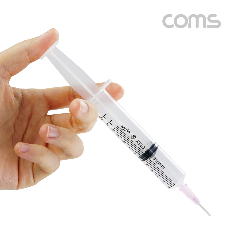 Coms 플라스틱 주사기 12ml, 다목적, 다용도