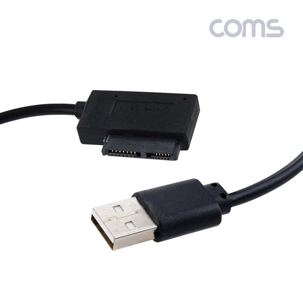 Coms USB 컨버터(USB 2.0 M to Micro SATA) 꺾임(꺽임)