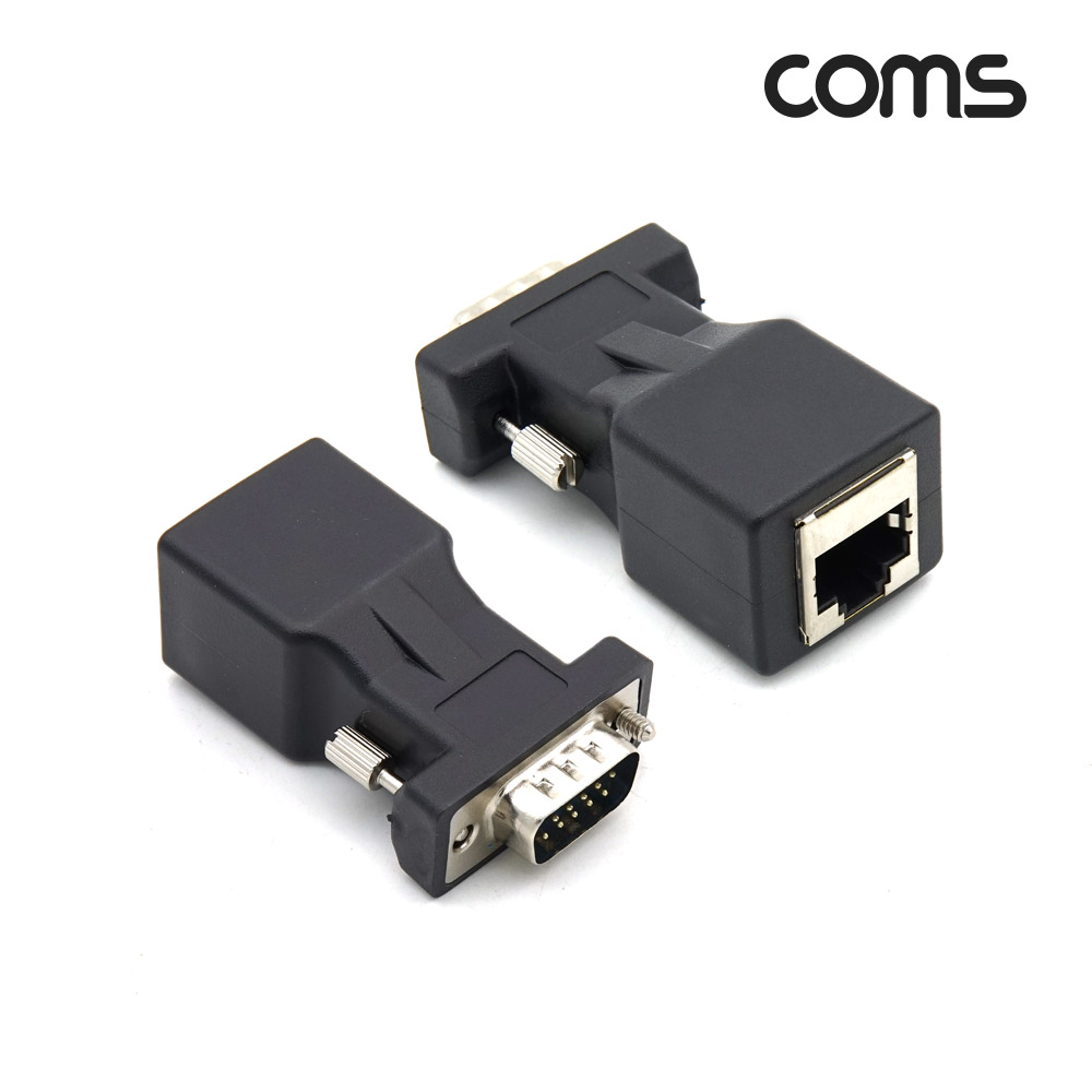 Coms VGA(M) to RJ45(F) 젠더