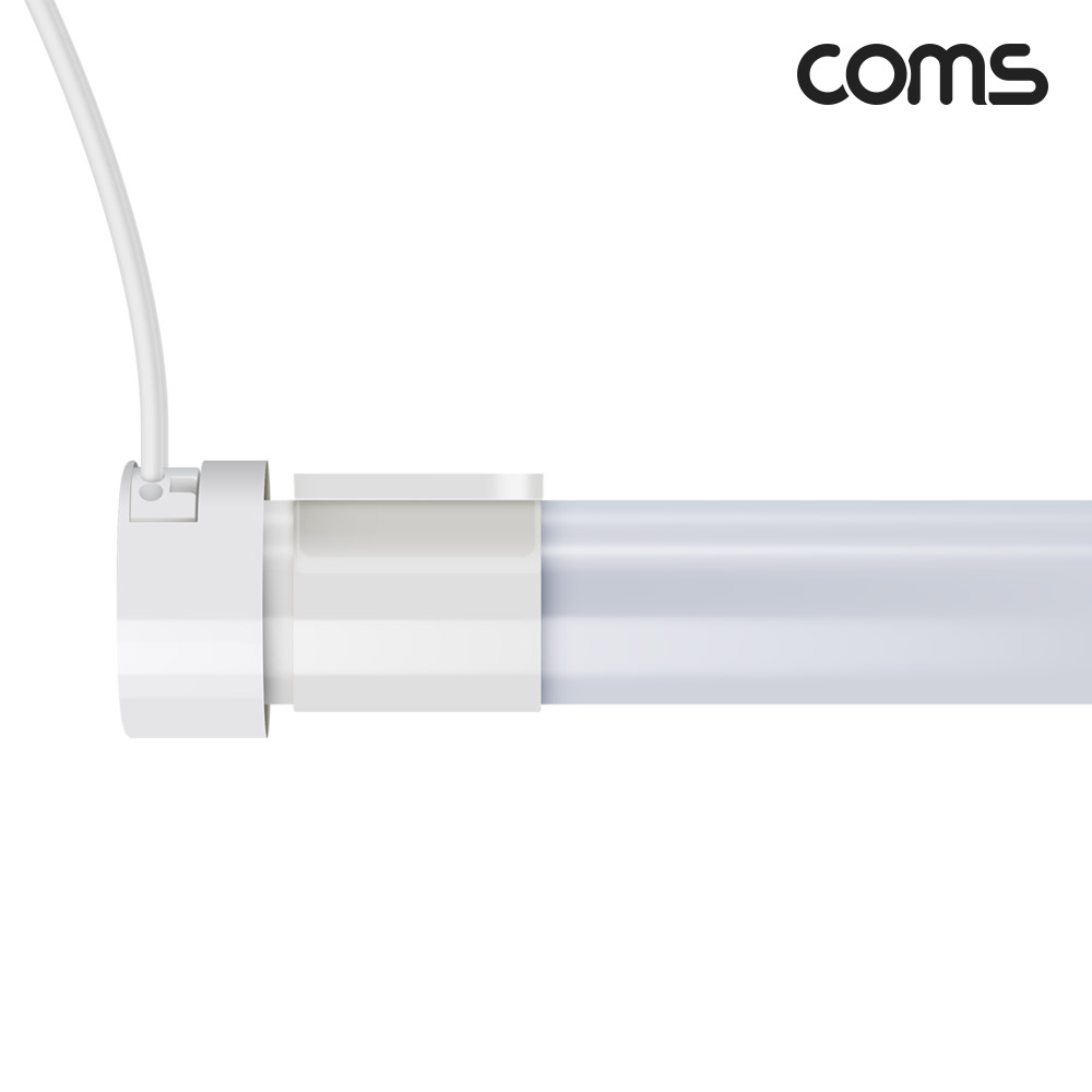 Coms LED 등기구 형광등 PIN타입 18W 6500K 주광색 120cm 지관통 안전포장 직관등 직관램프 일자등