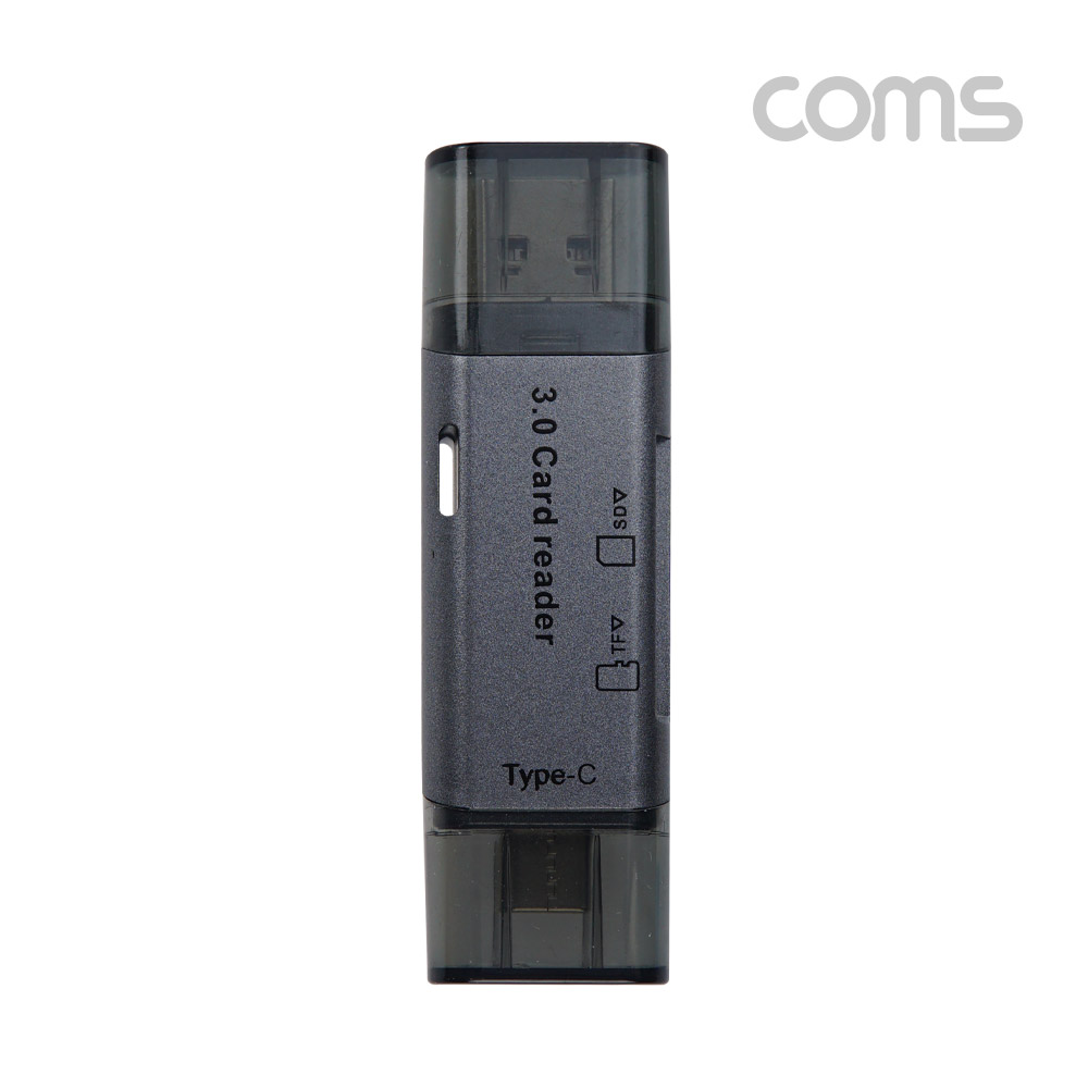 Coms USB 3.1 (Type C) 카드리더기(2 in 1), TF(Micro SD), SD, USB 3.0