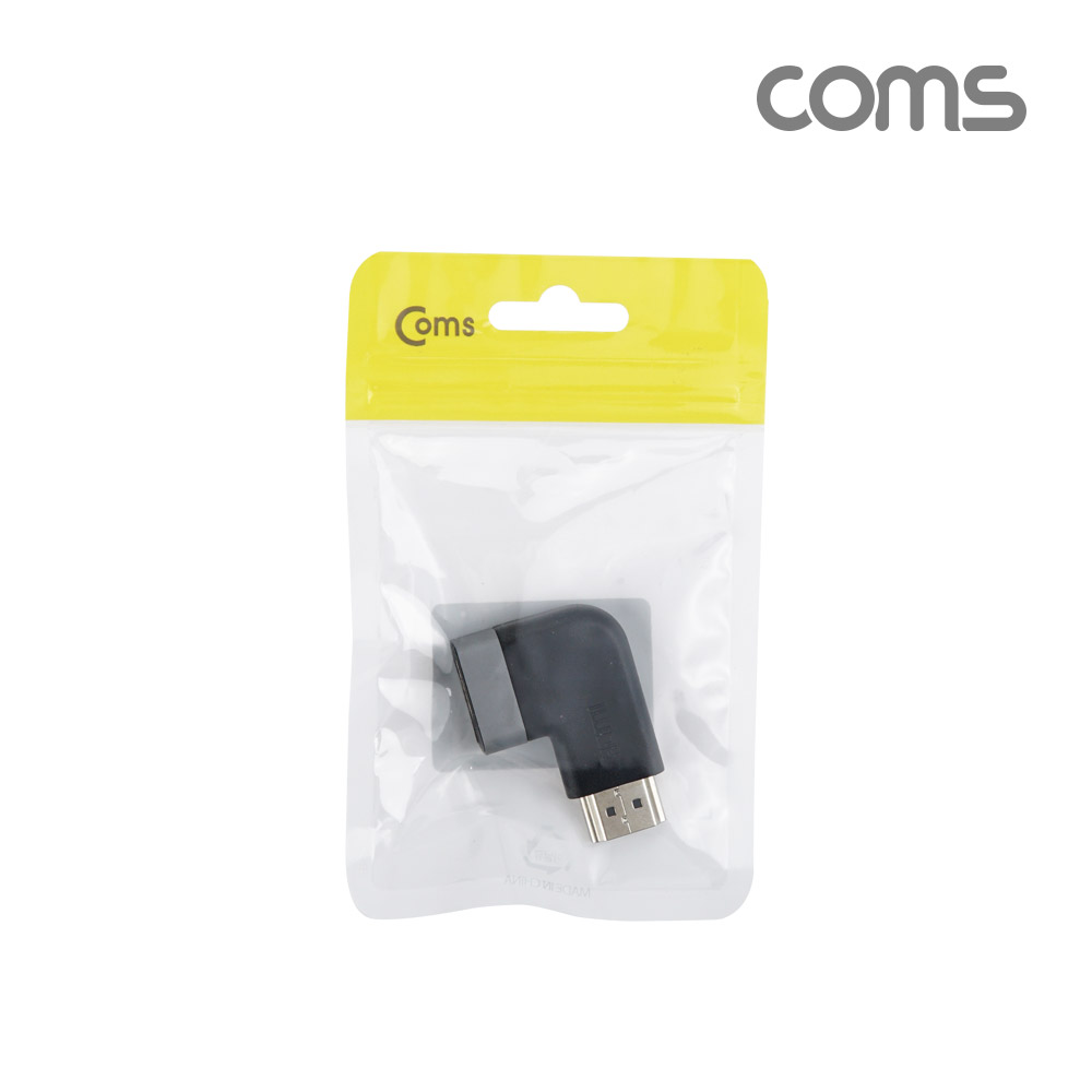 Coms HDMI 연장 좌향 꺾임 젠더(MF) 90도