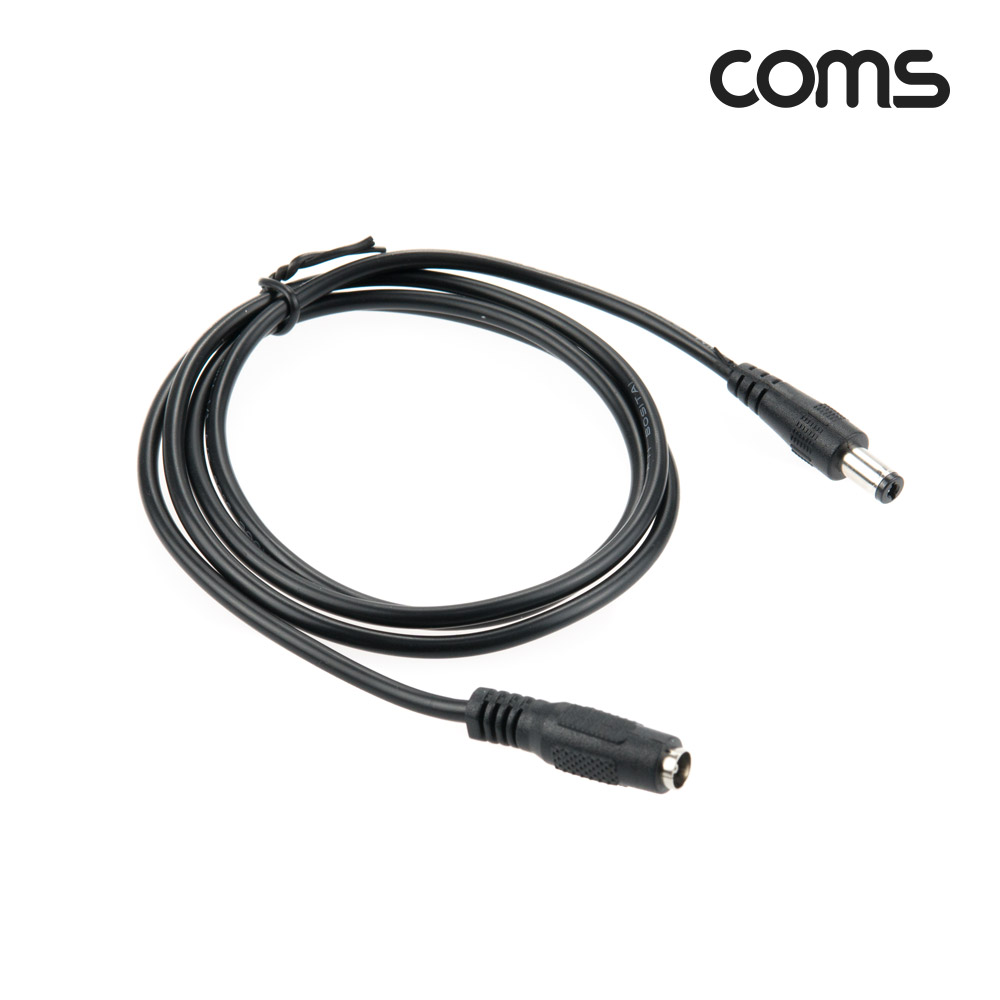 Coms DC 전원 연장 케이블 1M 외경5.5 내경2.5 2A MF