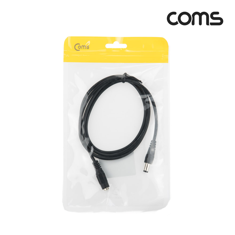 Coms DC 전원 연장 케이블 1M 외경5.5 내경2.5 2A MF