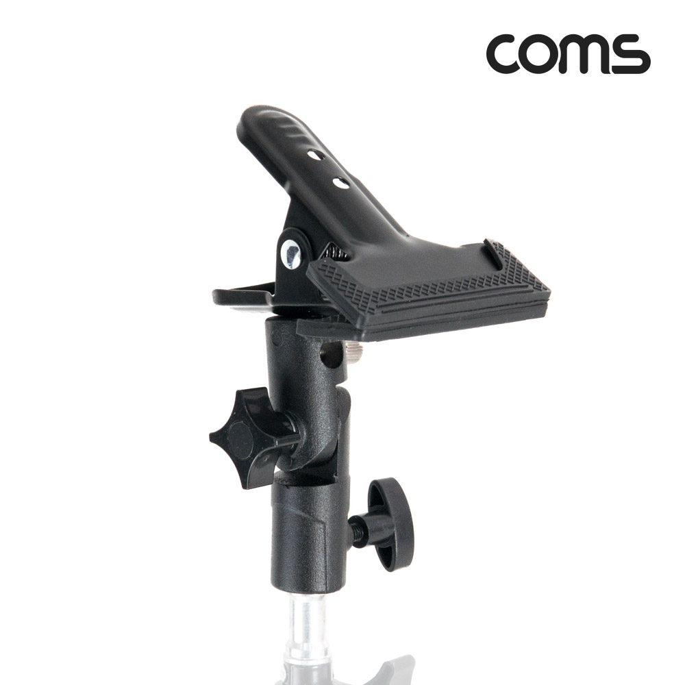 Coms 집게형 고정 가이드 / 삼각대 거치 / 촬영 보조장비 반사판 배경지