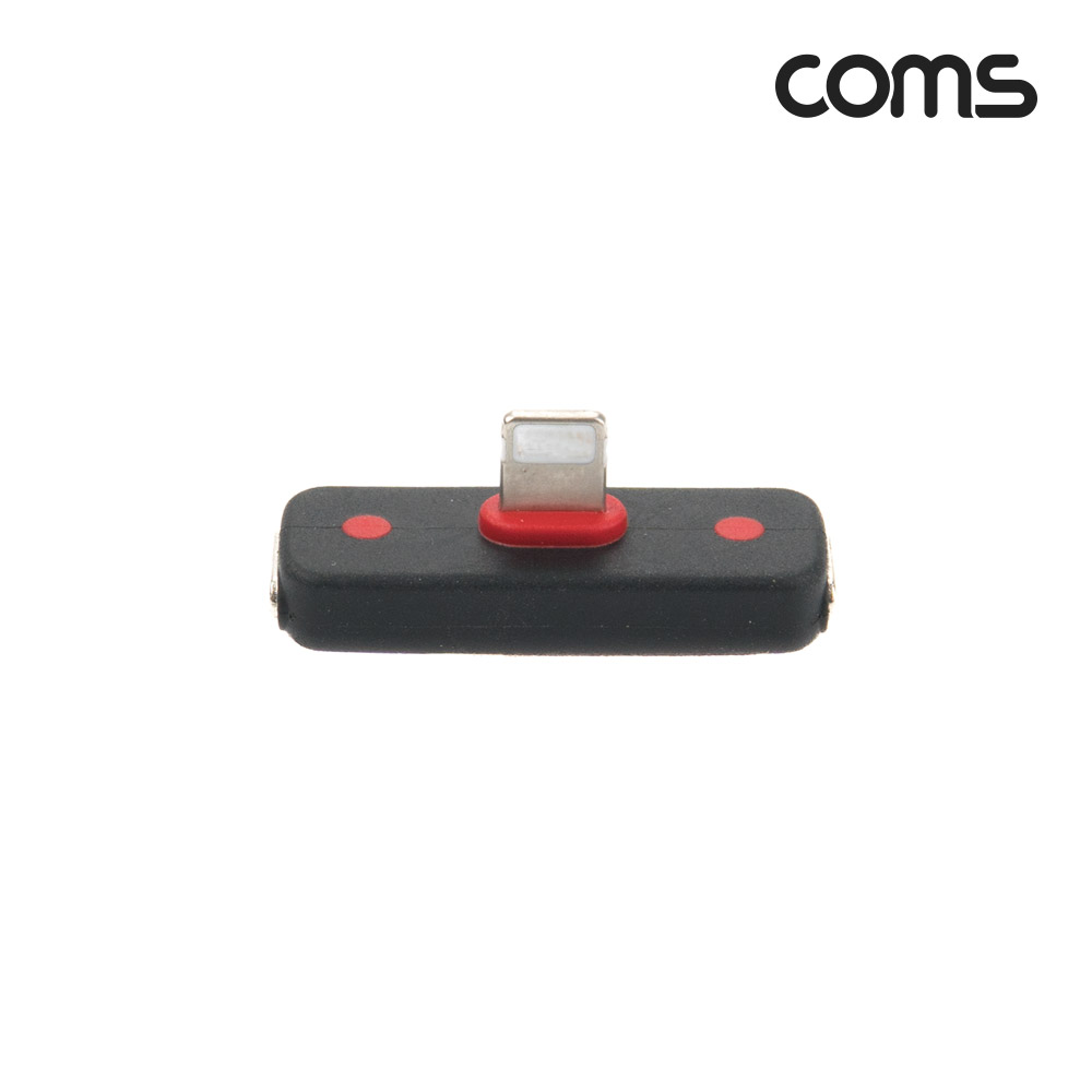 Coms iOS 8핀 AUX 젠더, 8Pin, 10cm, T형, 충전 이어폰 오디오 AUX 음악감상