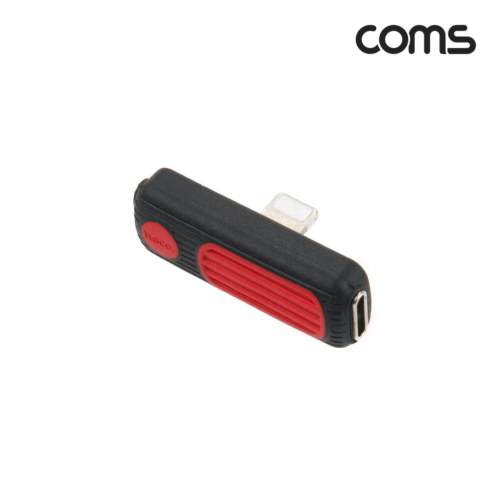 Coms iOS 8핀 AUX 젠더, 8Pin, 10cm, T형, 충전 이어폰 오디오 AUX 음악감상