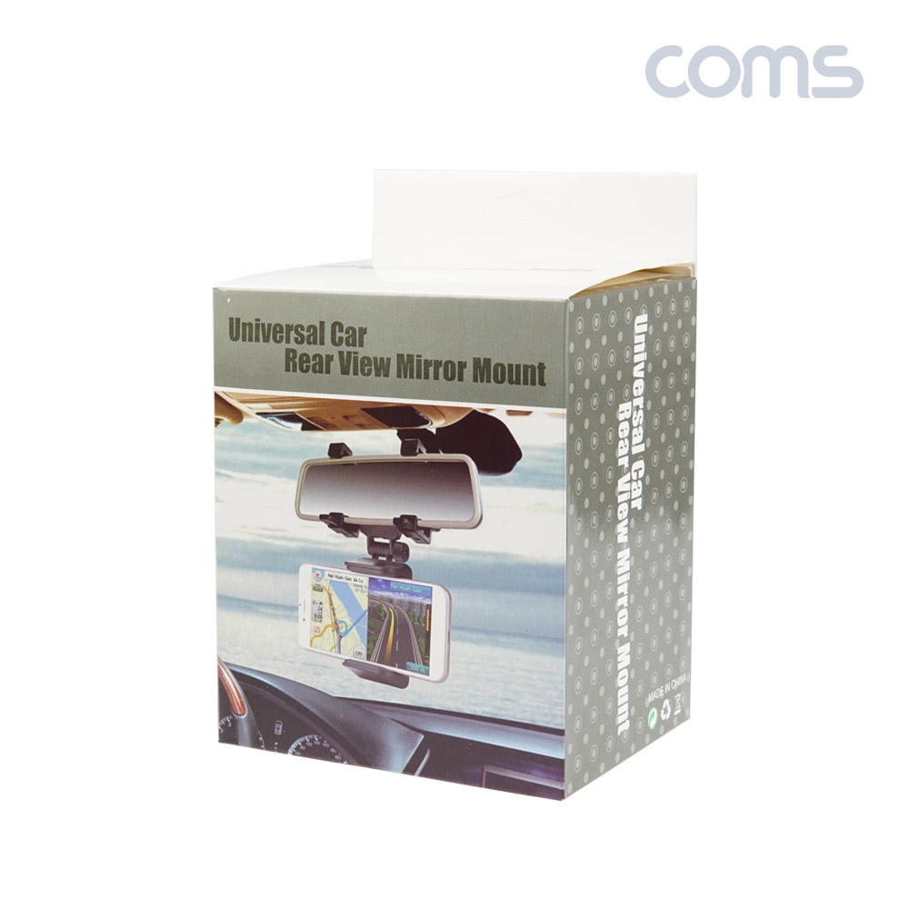 Coms 차량용 룸미러 클립 스마트폰 거치대
