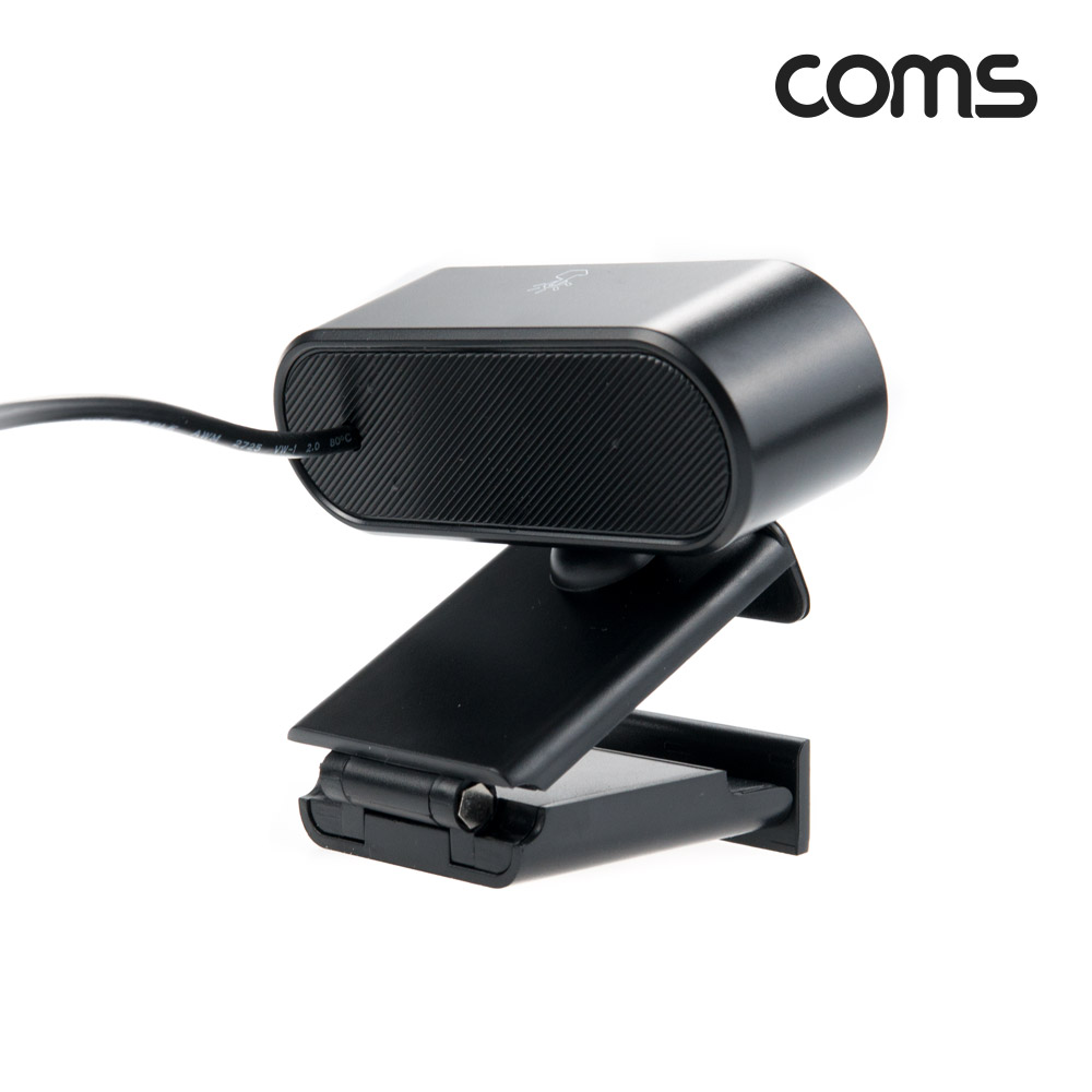 Coms LED 웹캠, 램프 조명, 웹카메라, Full HD 1920 x 1080P, 마이크 내장, 화상채팅 회의 방송
