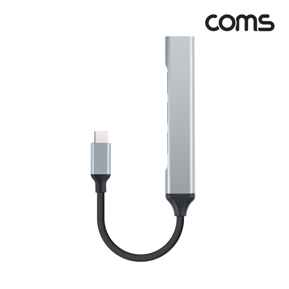 Coms Type C USB 허브 / 4포트 4Port / USB 2.0 3Port + USB 3.0 1Port