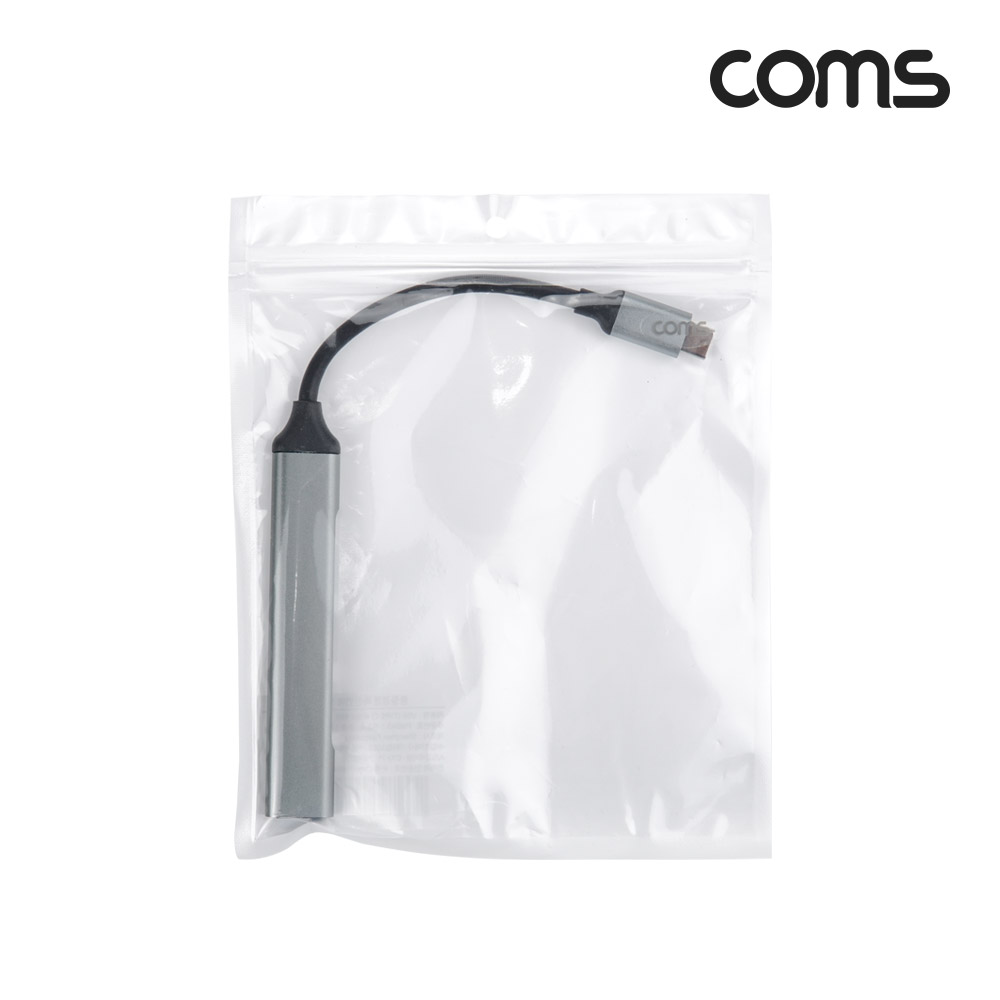 Coms Type C USB 허브 / 4포트 4Port / USB 2.0 3Port + USB 3.0 1Port