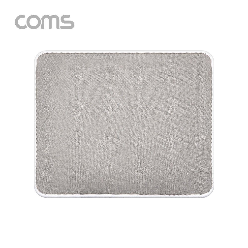 Coms 알파 실버 어싱 마우스 패드 30X22cm, 알파 접지 확인 플러그 포함