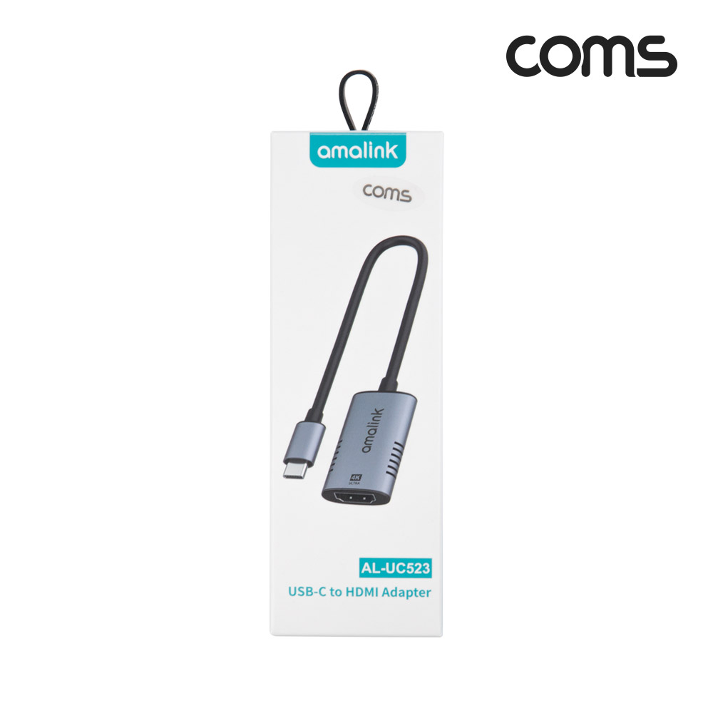 Coms USB 3.1(Type C) to HDMI 컨버터 15cm, C타입, 변환, 4K@30Hz UHD