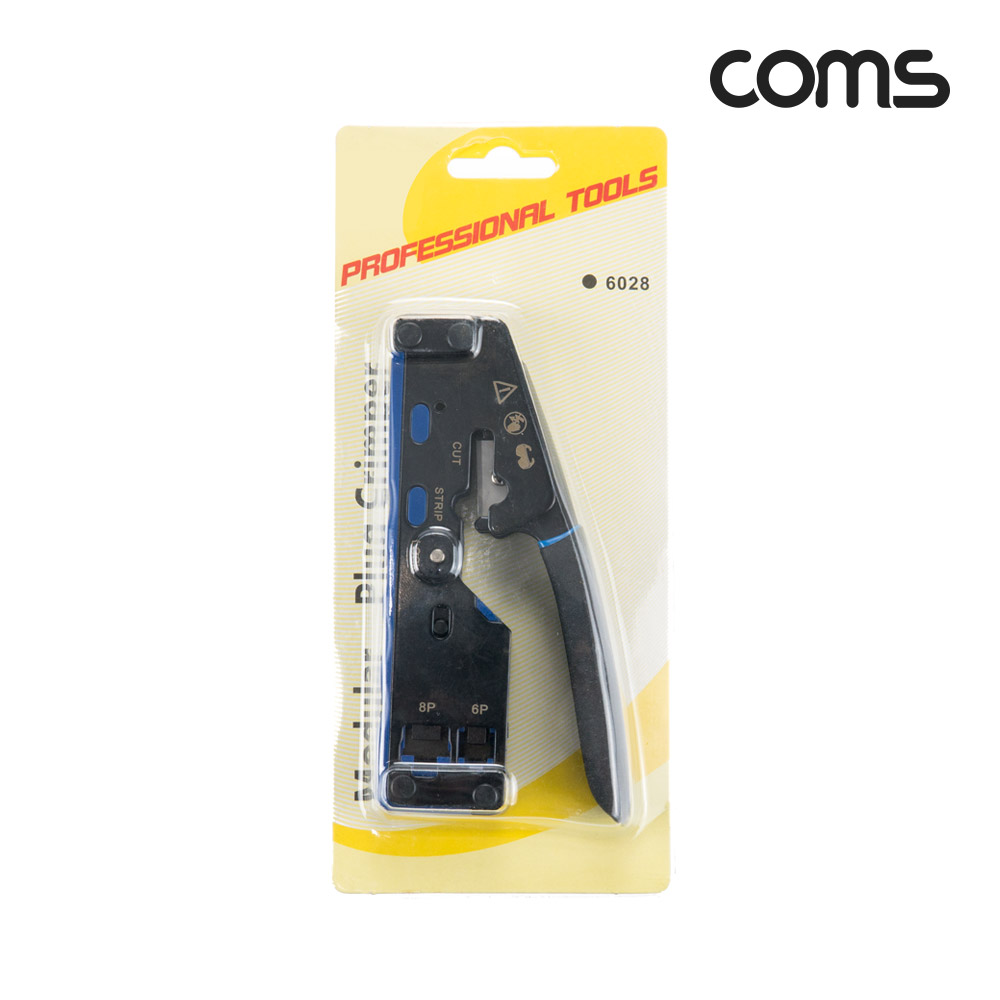 Coms 랜툴(8P8C/6P6C/6P4C), (RJ45/RJ12/RJ11) LANTool 클림핑 클림퍼, 랜선 전화선