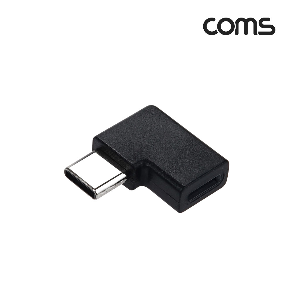 Coms 8핀(iOS 8Pin) 변환 젠더, USB 3.1 (Type C), 8핀(Female) to C타입(Male) 꺾임꺽임