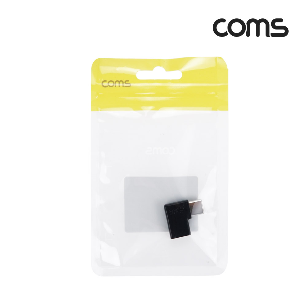 Coms 8핀(iOS 8Pin) 변환 젠더, USB 3.1 (Type C), 8핀(Female) to C타입(Male) 꺾임꺽임