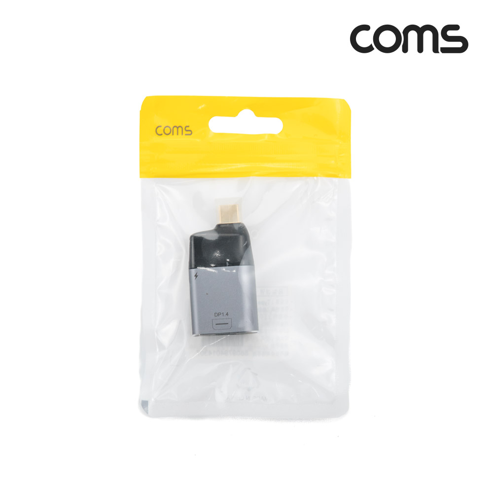 Coms USB 3.1(Type C) to 미니 디스플레이포트 컨버터, 변환젠더, C타입 to Mini DP, MDP, 4K@60Hz UHD, Mini DisplayPort
