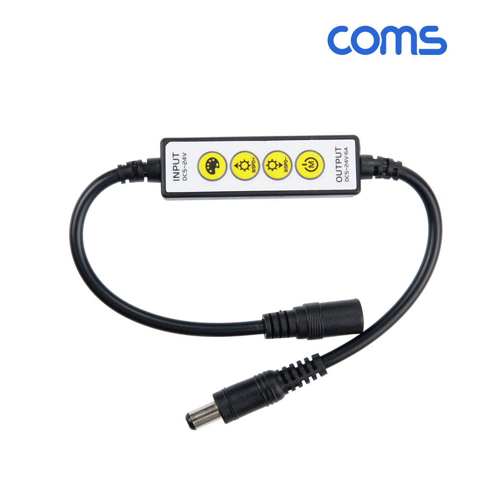 Coms LED 컨트롤러 리모컨 원거리 조작 DC 5-28V