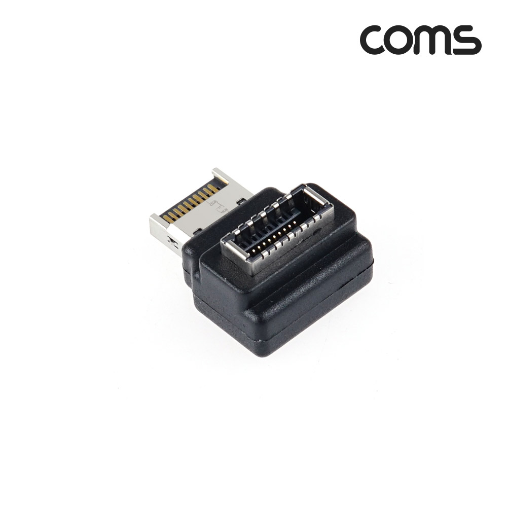 Coms USB Type E(M) to Type E(F) 연장 꺾임젠더
