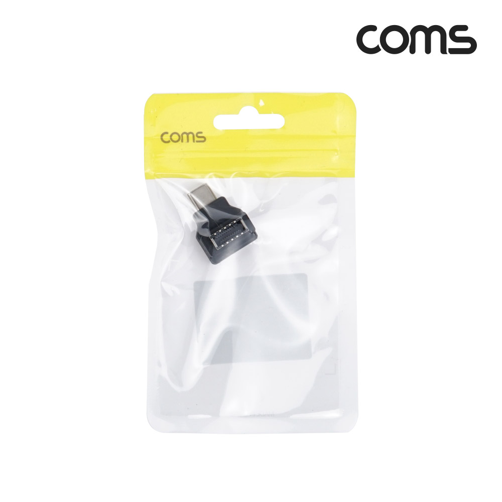 Coms Type E(F) to USB 3.1 Type C(M) 변환 꺾임젠더