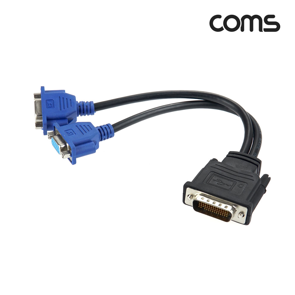 Coms DMS-59 to VGA 젠더 DMS M/VGA Fx2 케이블 D-SUB RGB 모니터