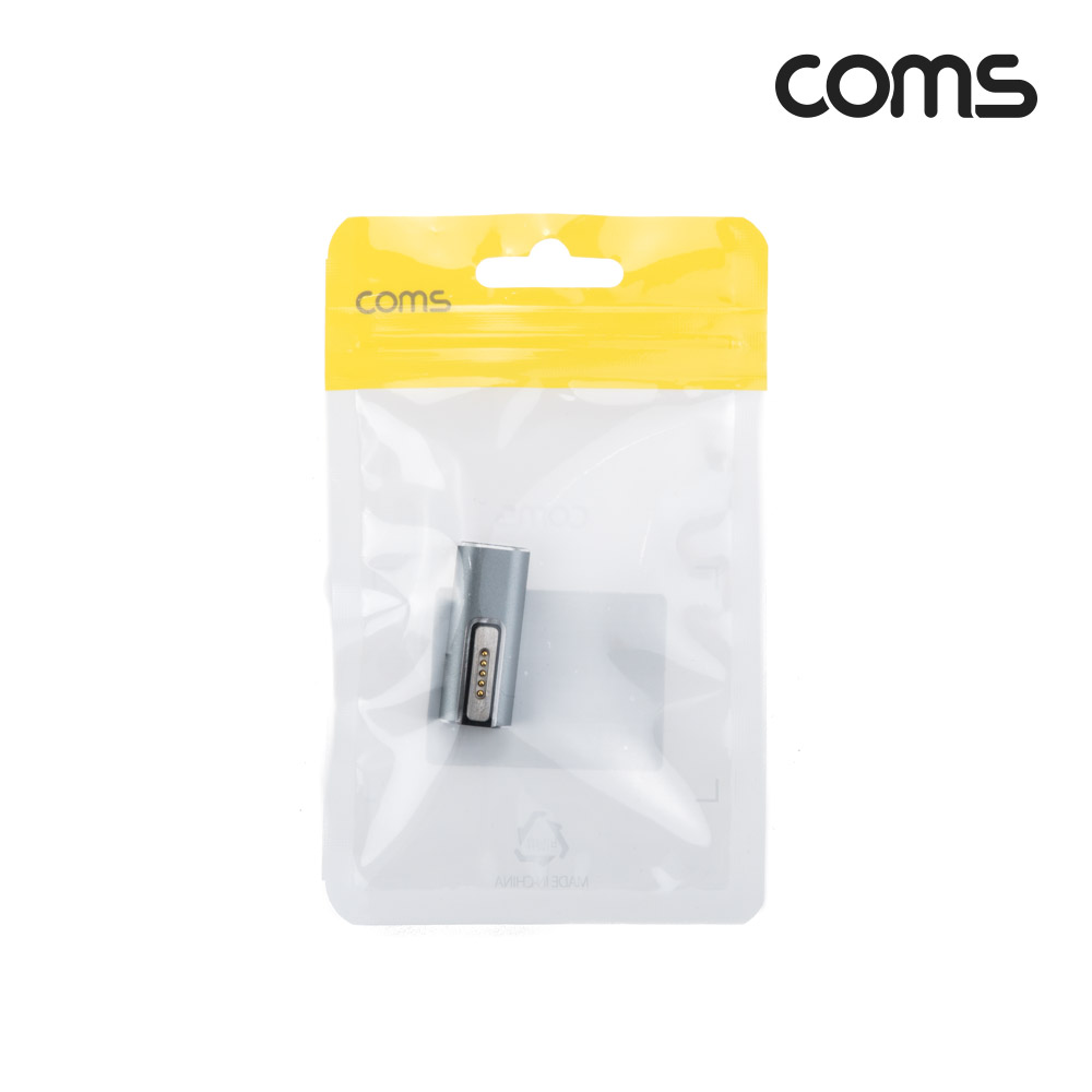 Coms USB Type C 전원 변환젠더 맥세이프/MagSafe2 구형 노트북 마그네틱 충전 젠더 T형
