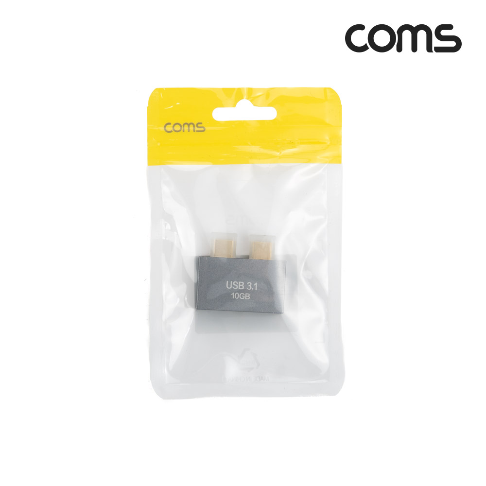 Coms PD 전원 변환 듀얼젠더 USB 3.0 x2